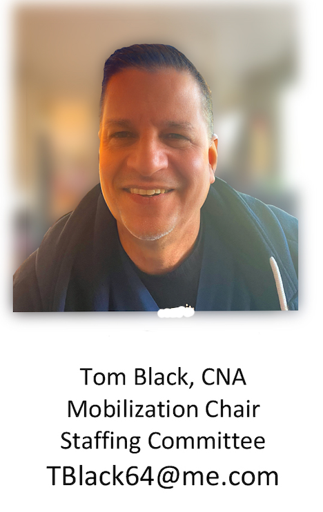 Tom Black, Mobilization Chair - Steward